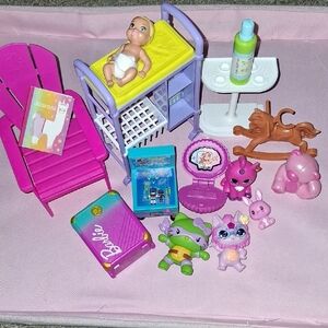 Barbie Doll Set with 15 Accessories